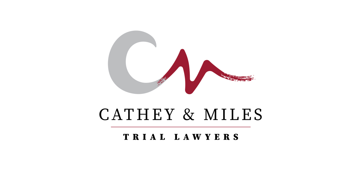 Cathey & Miles Trial Lawyers Custom Logo Design